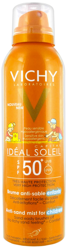 Vichy idéal soleil brume anti-sable enfants spf 50+ 200 ml