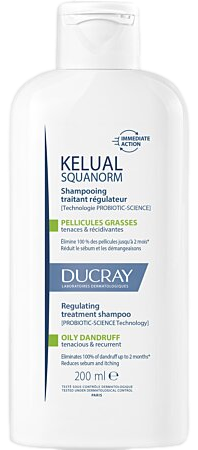KELUAL SQUANORM shampooing pellicules grasses   200ml