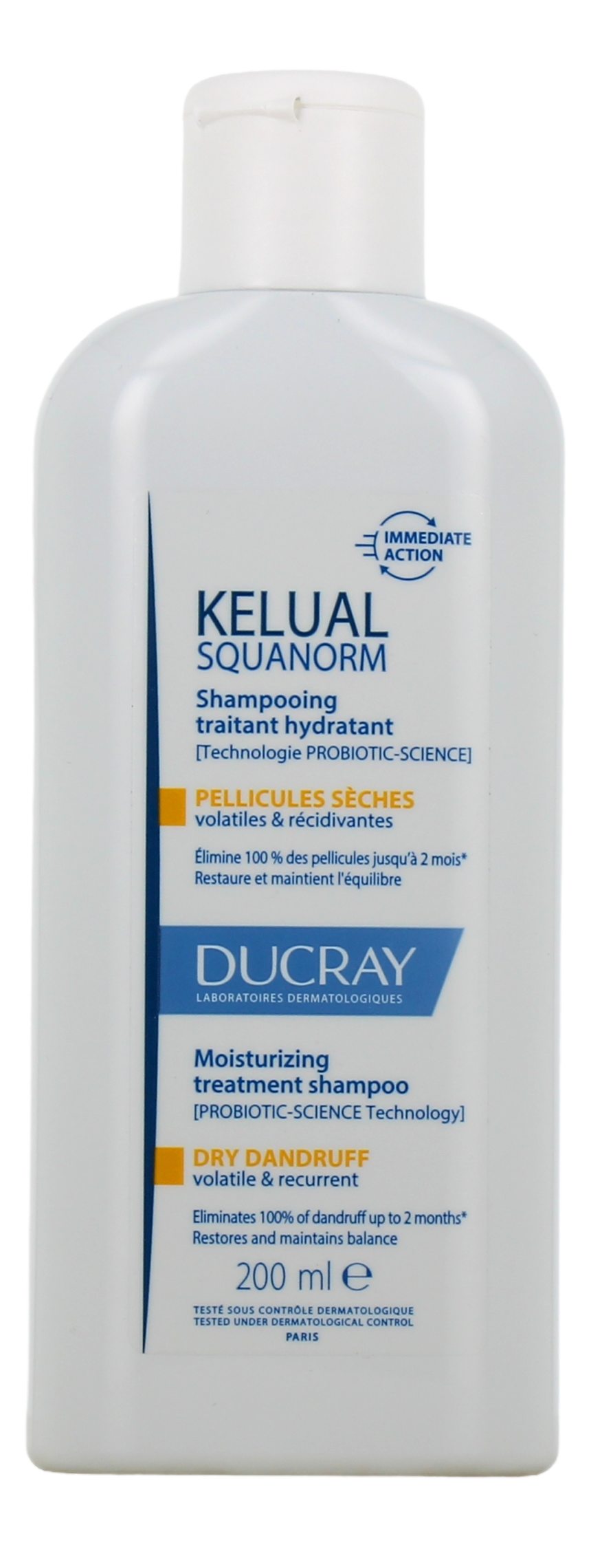 KELUAL SQUANORM shampooing pellicules sèches   200ml